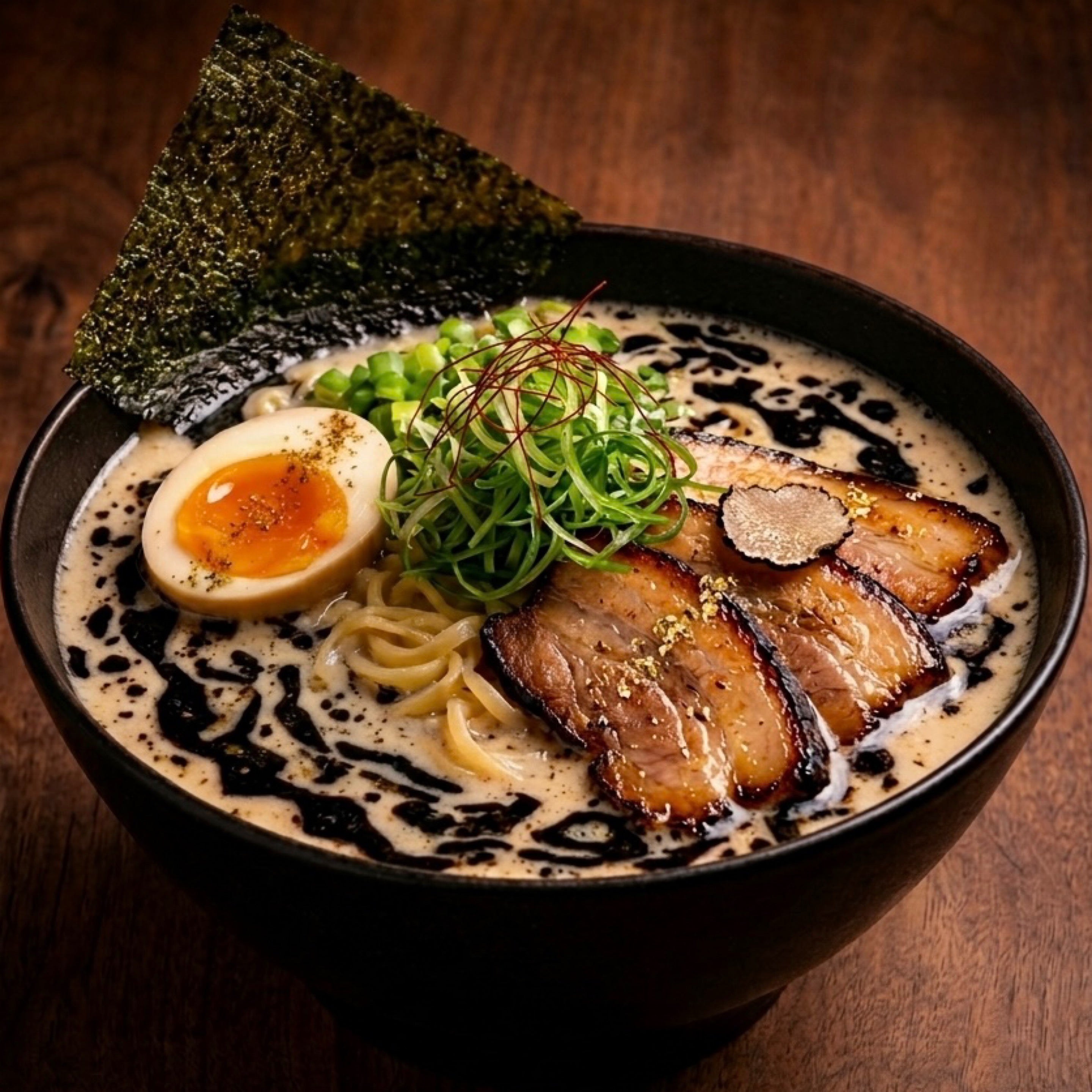Tonkotsu Black Garlic Ramen | Mirin Cafe